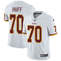 Nike Washington Redskins #70 Sam Huff White Vapor Untouchable Limited Authentic Stitched NFL Jersey