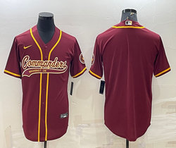 Nike Washington Redskins Blank Red Joint Authentic Stitched baseball jersey