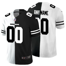 Nike Washington Redskins Customized White and Black Authentic Stitched NFL Jerseys