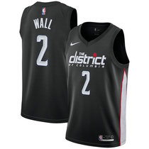 Nike Washington Wizards #2 John Wall City Game Authentic Stitched NBA jersey