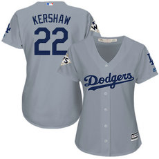 Nike Women's Nike Los Angeles Dodgers #22 Clayton Kershaw White Los Angeles Game Authentic Stitched MLB Jersey