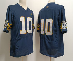 Norte Dame Fighting Irish #10 Sam Hartman Blue 2023 College Football Jersey