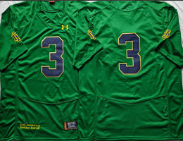 Norte Dame Fighting Irish #3 Joe Montana Green Limited College Football Jersey