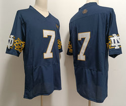 Norte Dame Fighting Irish #7 Audric Estime Blue 2023 College Football Jersey
