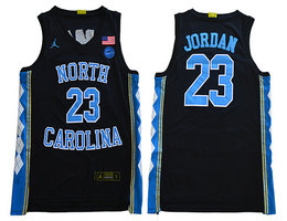 North Carolina Tar Heels #23 Michael Jordan Black Jordan College Jersey