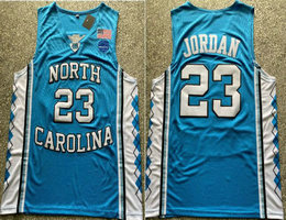 North Carolina Tar Heels #23 Michael Jordan Blue College Jersey