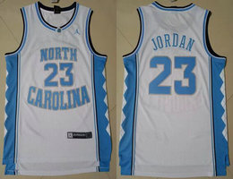 North Carolina Tar Heels #23 Michael Jordan White College Jersey