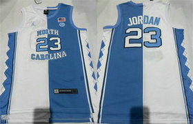 North Carolina Tar Heels #23 Michael Jordan White_Blue Stitched Jersey
