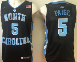 North Carolina Tar Heels #5 Marcus Paige Black Jordan College Jersey