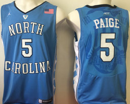 North Carolina Tar Heels #5 Marcus Paige Blue Jordan College Jersey