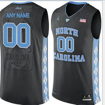 North Carolina Tar Heels Customized College Black Authentic Basketball Jersey