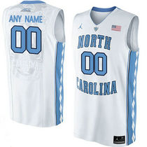 North Carolina Tar Heels Customized College White Authentic Performance Basketball Jersey