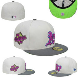 Oakland Athletics MLB Fitted hats 0594 6