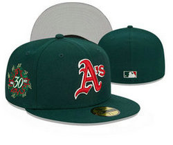 Oakland Athletics MLB Fitted hats yd 2