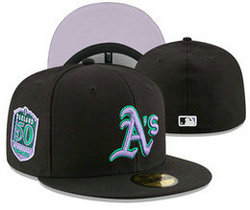 Oakland Athletics MLB Fitted hats yd 4