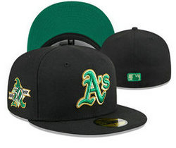 Oakland Athletics MLB Fitted hats yd 8