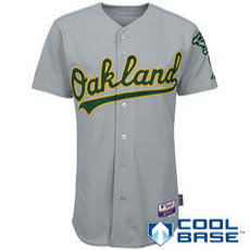 Oakland Athletics blank Grey Authentic stitched MLB jersey