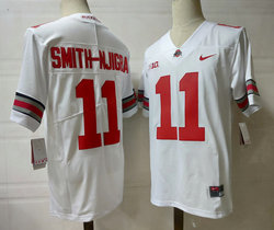 Ohio State Buckeyes #11 Jaxon Smith-Njigba White Vapor Untouchable Authentic Stitched NCAA Jersey