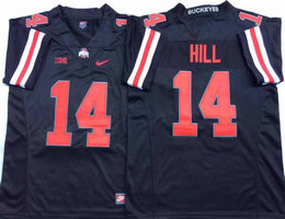 Ohio State Buckeyes #14 K.J. Hill Black Stitched NCAA Jersey