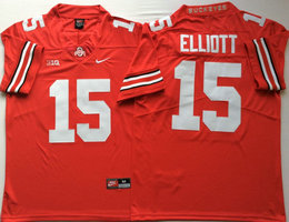 Ohio State Buckeyes #15 Ezekiel Elliott Red Vapor Untouchable College Limited Jersey