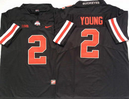 Ohio State Buckeyes #2 Chase Young Black Red Number Vapor Untouchable Stitched College Jersey