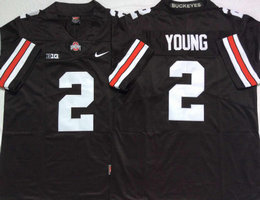 Ohio State Buckeyes #2 Chase Young Black Vapor Untouchable Stitched College Jersey