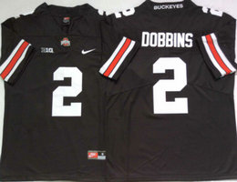 Ohio State Buckeyes #2 J.K. Dobbins Black Vapor Untouchable Stitched College Jersey