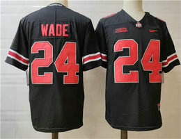 Ohio State Buckeyes #24 Shaun Wade Black Stitched NCAA Jersey