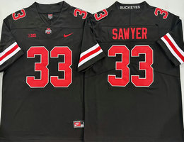 Ohio State Buckeyes #33 Jack Sawyer Black College Football Jersey