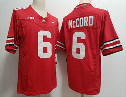 Ohio State Buckeyes #6 Kyle McCord Red 2023 F.U.S.E Stitched NCAA Jersey