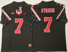 Ohio State Buckeyes #7 C.J. Stroud Black 2025 College Football Jersey