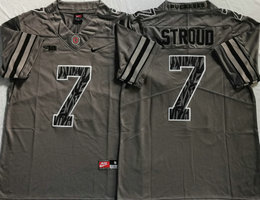 Ohio State Buckeyes #7 C.J. Stroud Grey Vapor Untouchable College Football Jersey