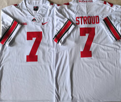 Ohio State Buckeyes #7 C.J. Stroud White Vapor Untouchable College Football Jerseys