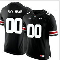 Ohio State Buckeyes Customized Black Limited Authentic Stitched NCAA Jersey