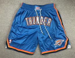 Oklahoma City Thunde 2024 Blue shorts
