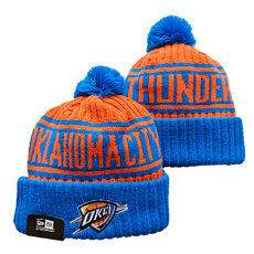 Oklahoma City Thunder NBA Knit Beanie Hats YD 1