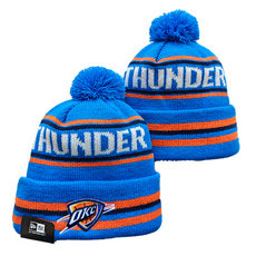 Oklahoma City Thunder NBA Knit Beanie Hats YD 2