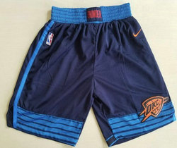 Oklahoma City Thunder Navy Swingman Shorts