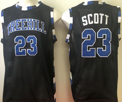One Tree Hill Ravens #23 Nathan Scott Black Stitched Basketball Jersey
