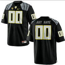 Oregon Duck Customized College Black Authentic Stitched NCAA Jersey