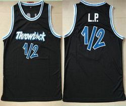 Orlando Magic #12 Penny Hardaway Black Throwback Authentic Stitched NBA jersey