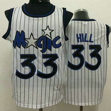 Orlando Magic #33 Grant Hill White Revolution 30 Authentic Stitched NBA jersey
