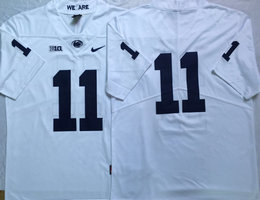 Penn State Nittany Lions #11 Khairi Fortt White Vapor Untouchable Stitched College Jersey
