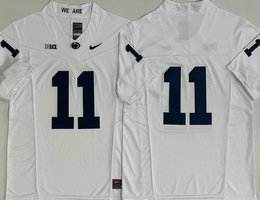 Penn State Nittany Lions #11 Khairi Fortt White no name F.U.S.E College Football Jersey