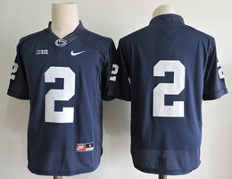 Penn State Nittany Lions #2 Marcus Allen Navy blue no Name Stitched NCAA Jersey