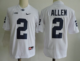 Penn State Nittany Lions #2 Marcus Allen White With Name Stitched NCAA Jersey