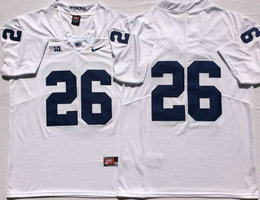 Penn State Nittany Lions #26 Saquon Barkley White Vapor Untouchable Limited Football Jersey