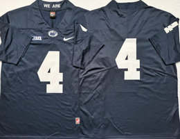 Penn State Nittany Lions #4 Adrian Amos Blue Limited Football Jersey