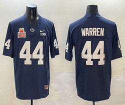 Penn State Nittany Lions #44 Davis Warren Navy Discover Orange Bowl Patch Jersey