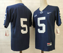 Penn State Nittany Lions #5 Mike Sainristil Navy Blue Vapor Untouchable Football Jersey